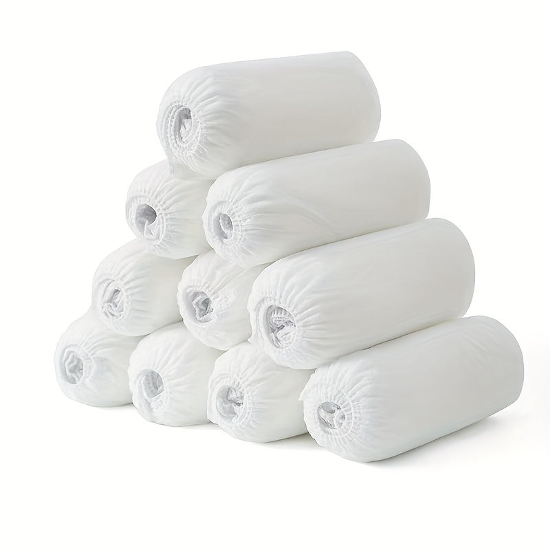100pcs Non-woven Shoe Covers, Universal Size, Not Easy To Break, Reusable. For Guest Visits, Clean Rooms, Clean And Convenient