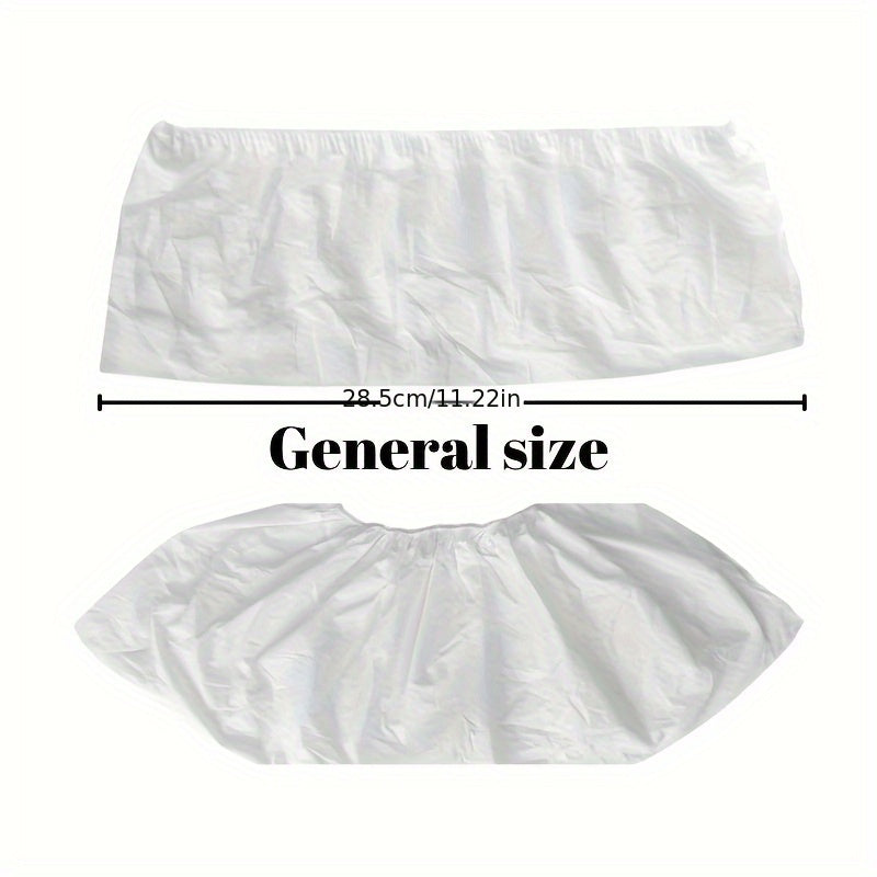 100pcs Non-woven Shoe Covers, Universal Size, Not Easy To Break, Reusable. For Guest Visits, Clean Rooms, Clean And Convenient