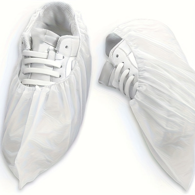 100pcs Non-woven Shoe Covers, Universal Size, Not Easy To Break, Reusable. For Guest Visits, Clean Rooms, Clean And Convenient