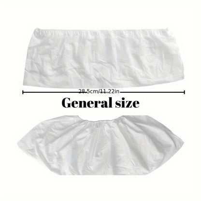 100pcs Non-woven Shoe Covers, Universal Size, Not Easy To Break, Reusable. For Guest Visits, Clean Rooms, Clean And Convenient