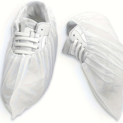 100pcs Non-woven Shoe Covers, Universal Size, Not Easy To Break, Reusable. For Guest Visits, Clean Rooms, Clean And Convenient
