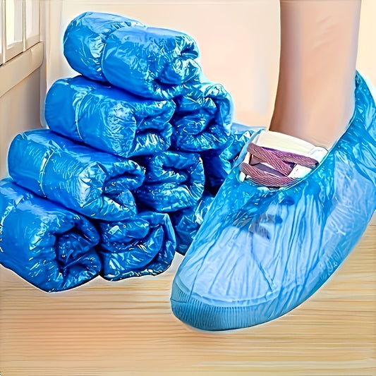 100pcs Disposable Shoe Covers, Cleaning And Hygiene Products, Travel Hotel Shoe Covers